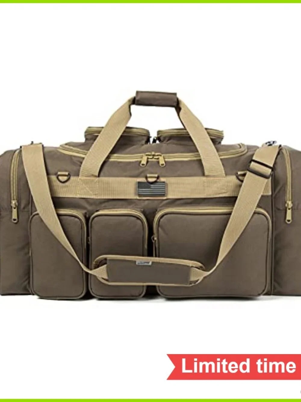 Tactical Range Duffel Heavy Duty Large Travel Sports Gym Bag 33